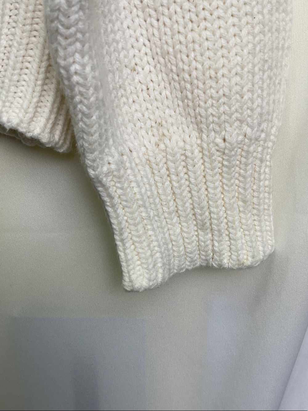 Market & Spruce Olive and Cream Striped Sailor V-Neck Sweater - Picture 7 of 10